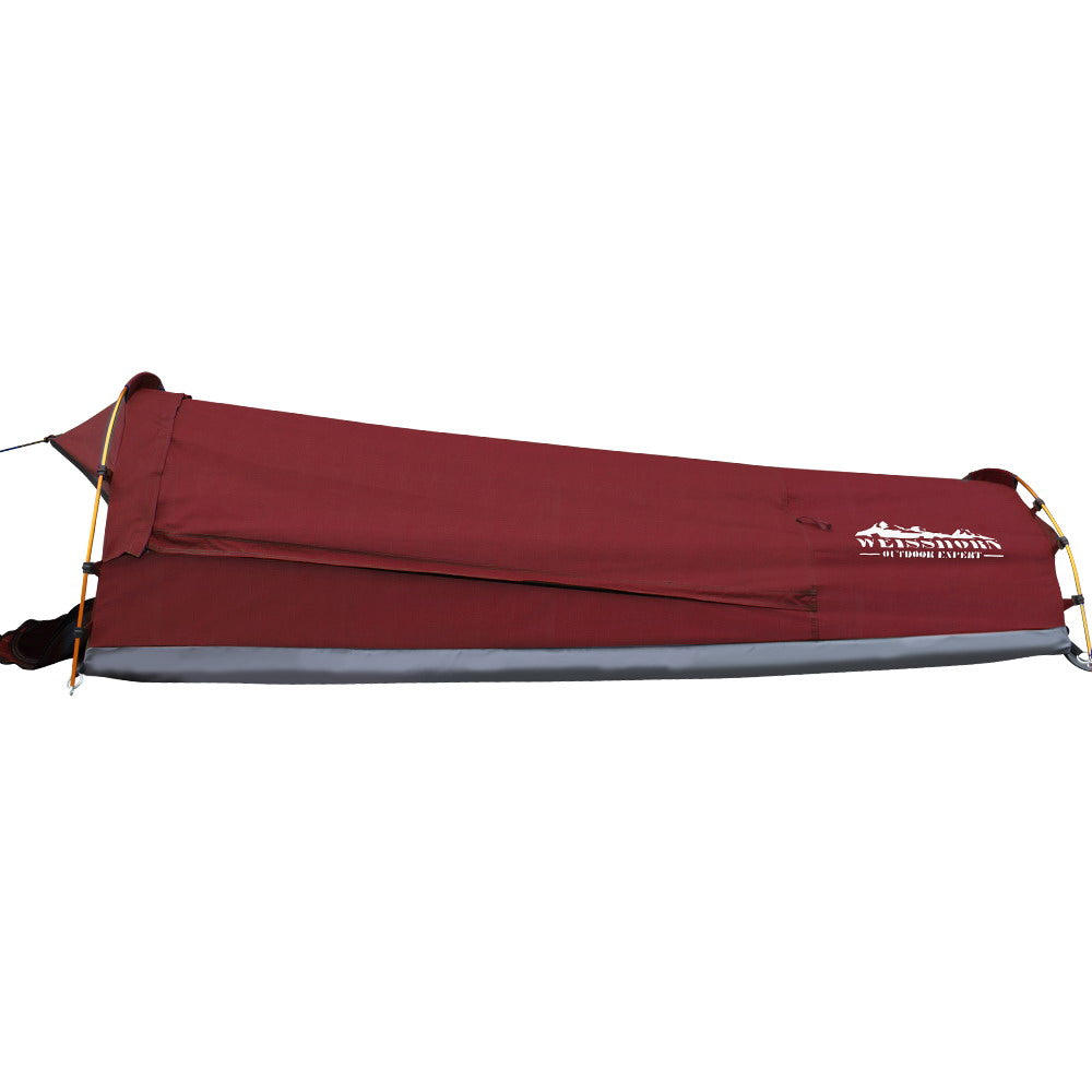 Weisshorn Biker Swag Camping Tent Single Canvas Swags Biking Hiking Beach - Pet And Farm