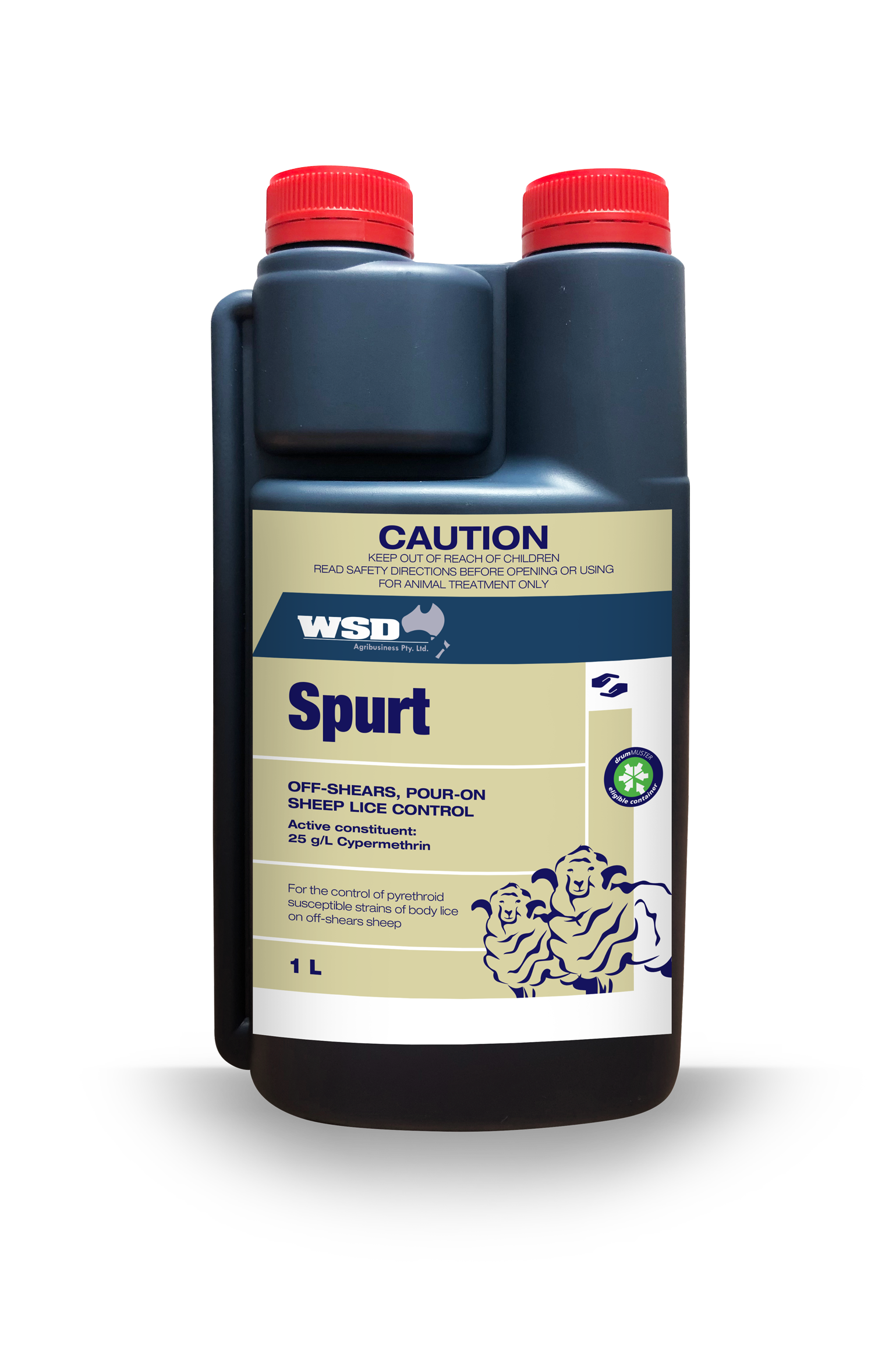 WSD Spurt Off-Shears Pour On Sheep Lice Control - Pet And Farm
