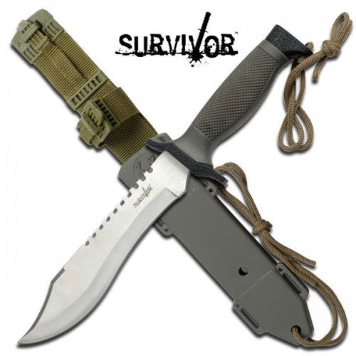 Survivor Knife with Rope Cutter Blade - Pet And Farm