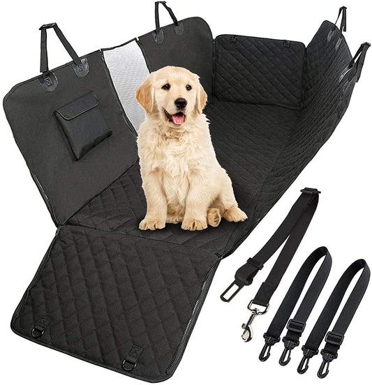 Waterproof Dog Seat Cover with View Mesh and Scratch Prevent Antislip for Trucks ,Cars and SUV - Pet And Farm