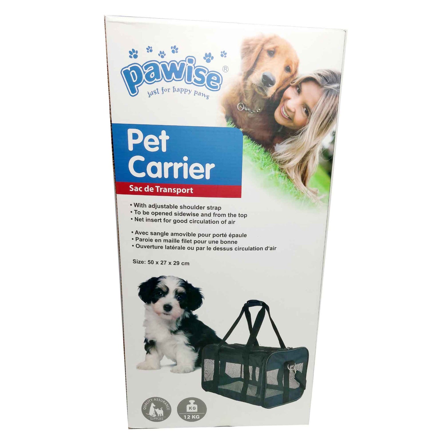 Pet Travel Bag Dog Cat Puppy Portable Foldable Carrier Large Shoulder Black Sac - Pet And Farm