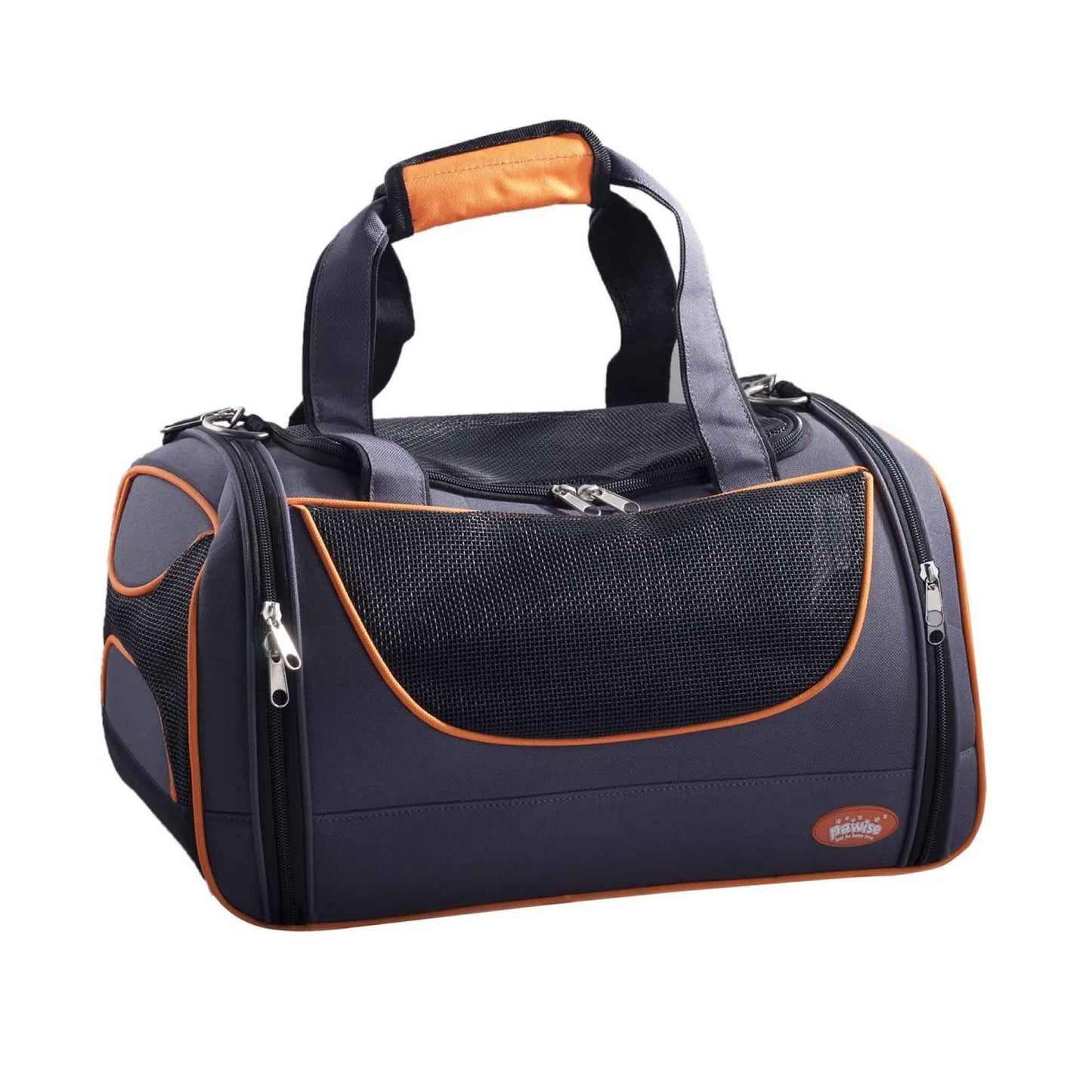 Pet Travel Bag Dog Cat Puppy Portable Foldable Carrier Small Shoulder Orange Cage - Pet And Farm