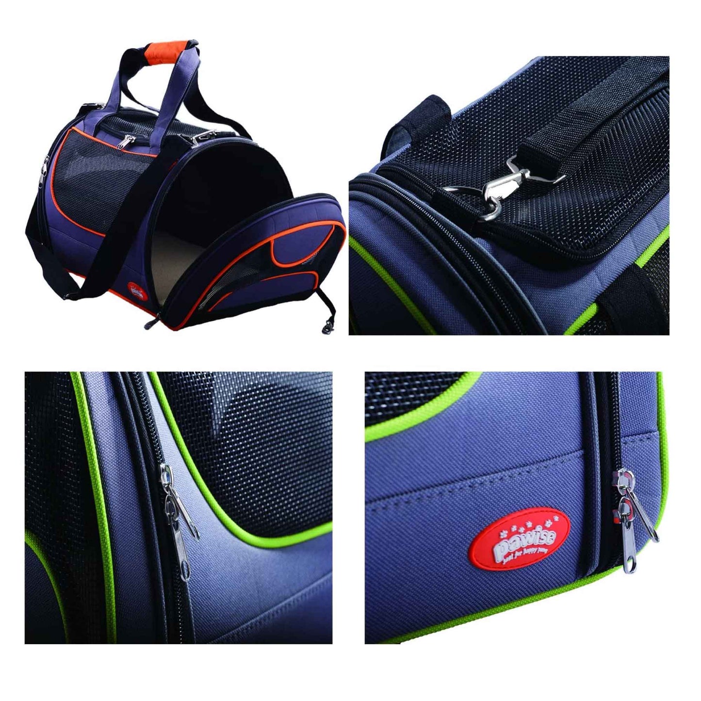 Pet Travel Bag Dog Cat Puppy Portable Foldable Carrier Small Shoulder Green Cage - Pet And Farm