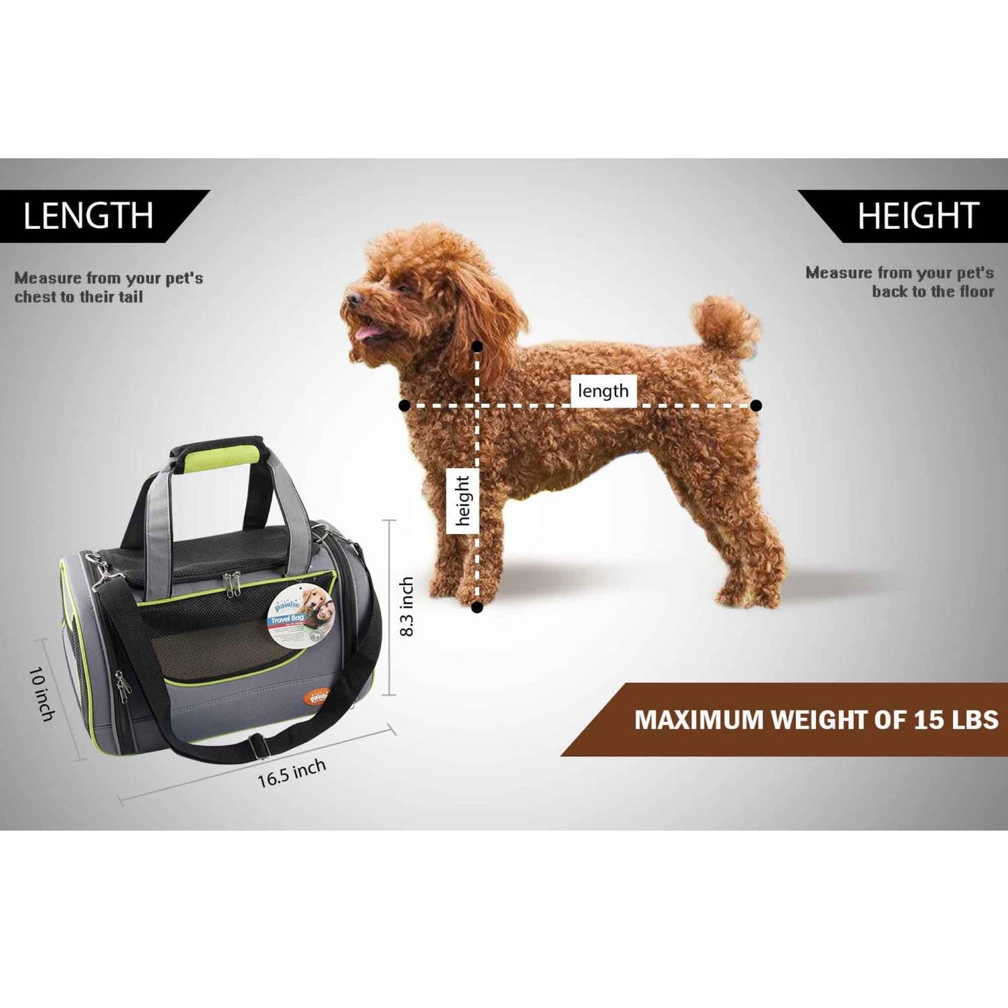 Pet Travel Bag Dog Cat Puppy Portable Foldable Carrier Small Shoulder Green Cage - Pet And Farm