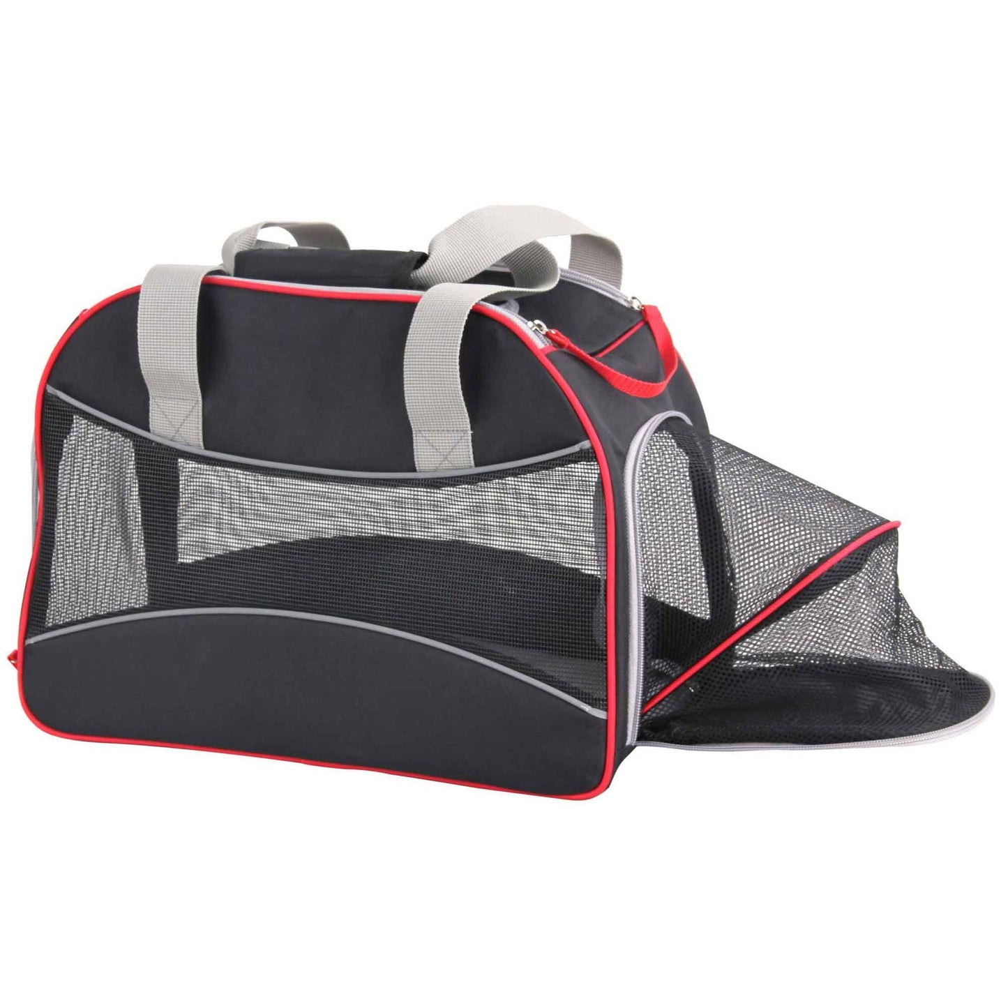 Pet Carrier Dog Cat Puppy Bag Small Expandable Foldable Travel Portable Mesh Sac - Pet And Farm