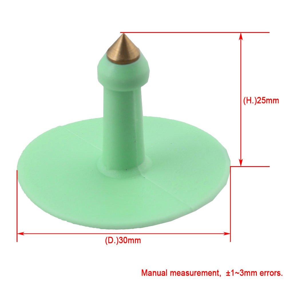 1-100 Cattle Number Ear Tags Set - Round Green Pig Sheep Goat Livestock Label - Pet And Farm