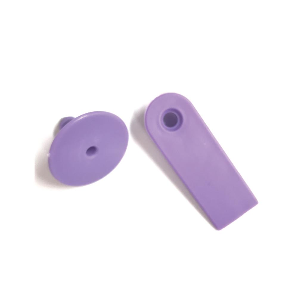 100x Cattle Ear Tags 5x2cm Purple Cow Sheep Pig Small Animal Livestock Label Tag - Pet And Farm