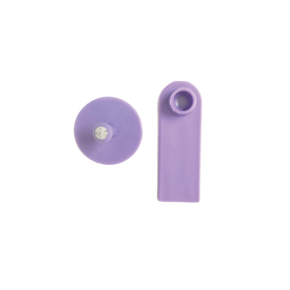 100x Cattle Ear Tags 5x2cm Purple Cow Sheep Pig Small Animal Livestock Label Tag - Pet And Farm