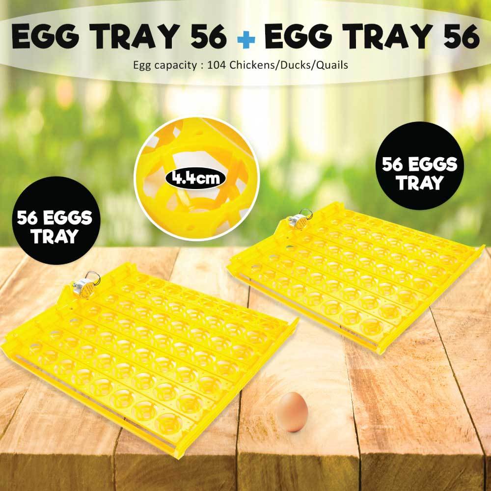 Electric 112 Egg Incubator + Accessories Hatching Eggs Chicken Quail Duck - Pet And Farm