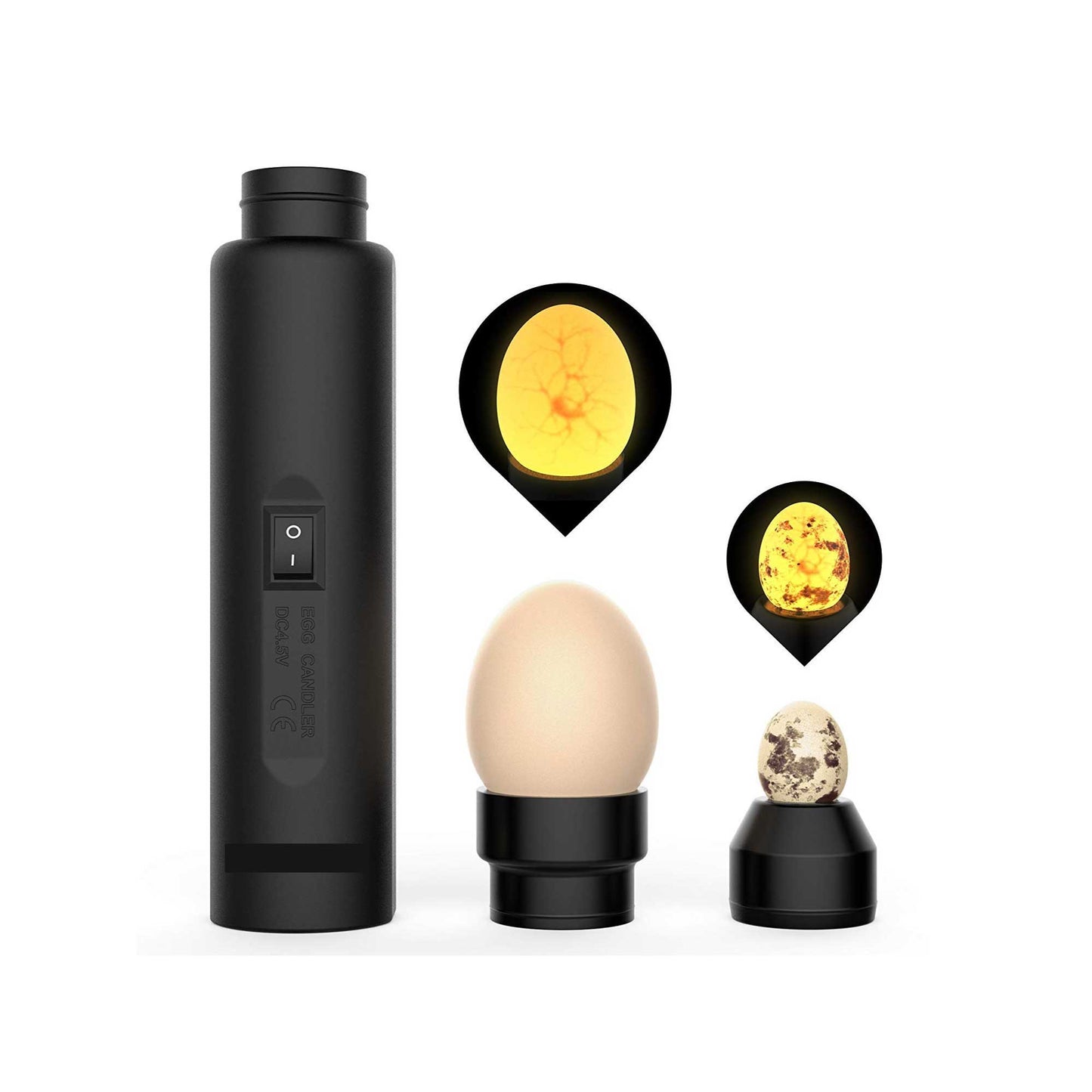 AU Plug Egg Candler Lamp - LED Cool Light Chicken Duck Quail Hatching Incubator - Pet And Farm