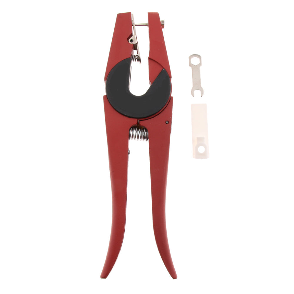 Ear Tag Applicator Plier - Metal Livestock Animal Cattle Punch Tagger Tool - Pet And Farm