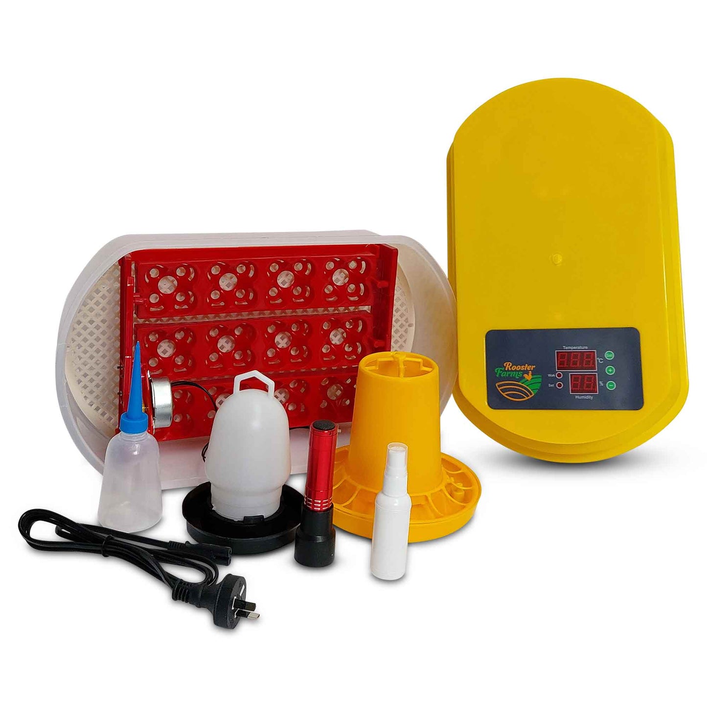Electric 12 Egg Incubator + Accessories Hatching Eggs Chicken Quail Duck - Pet And Farm