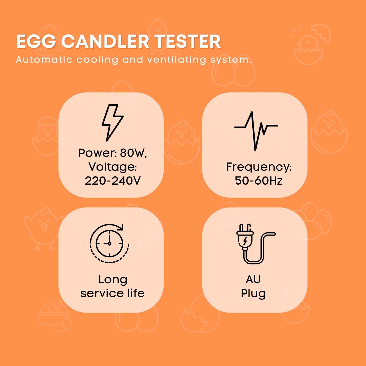 Electric 24 Egg Incubator + Accessories Hatching Eggs Chicken Quail Duck - Pet And Farm
