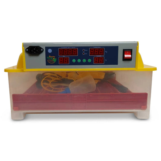 Rooster Farms Electric 60 Egg Incubator + Accessories for Chicken Quail Duck