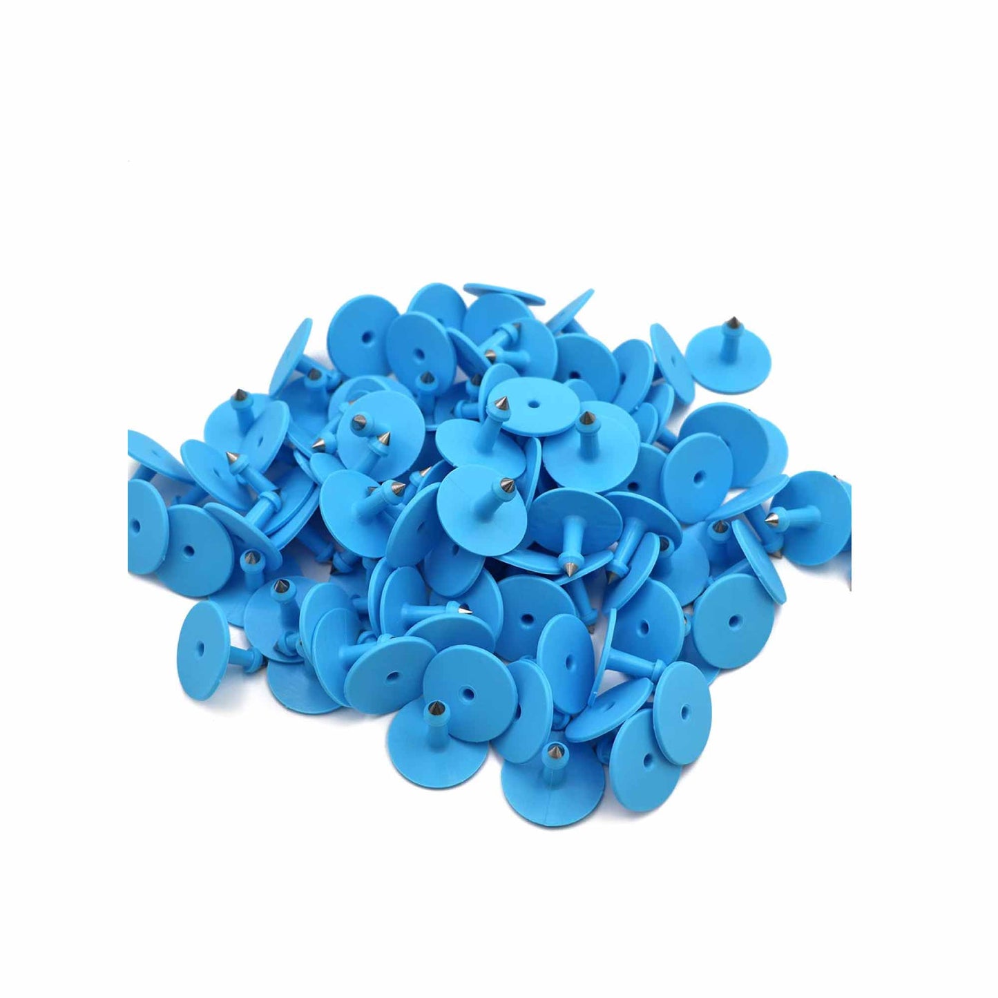 1-100 Cattle Number Ear Tags 5x4cm Set - Small Blue Pig Goat Livestock Label - Pet And Farm