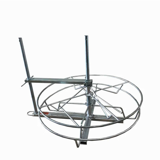 Tooleroo Three Way Fence Wire Spinner Dispenser Reel - Barbed and Plain Coil Winder - Pet And Farm