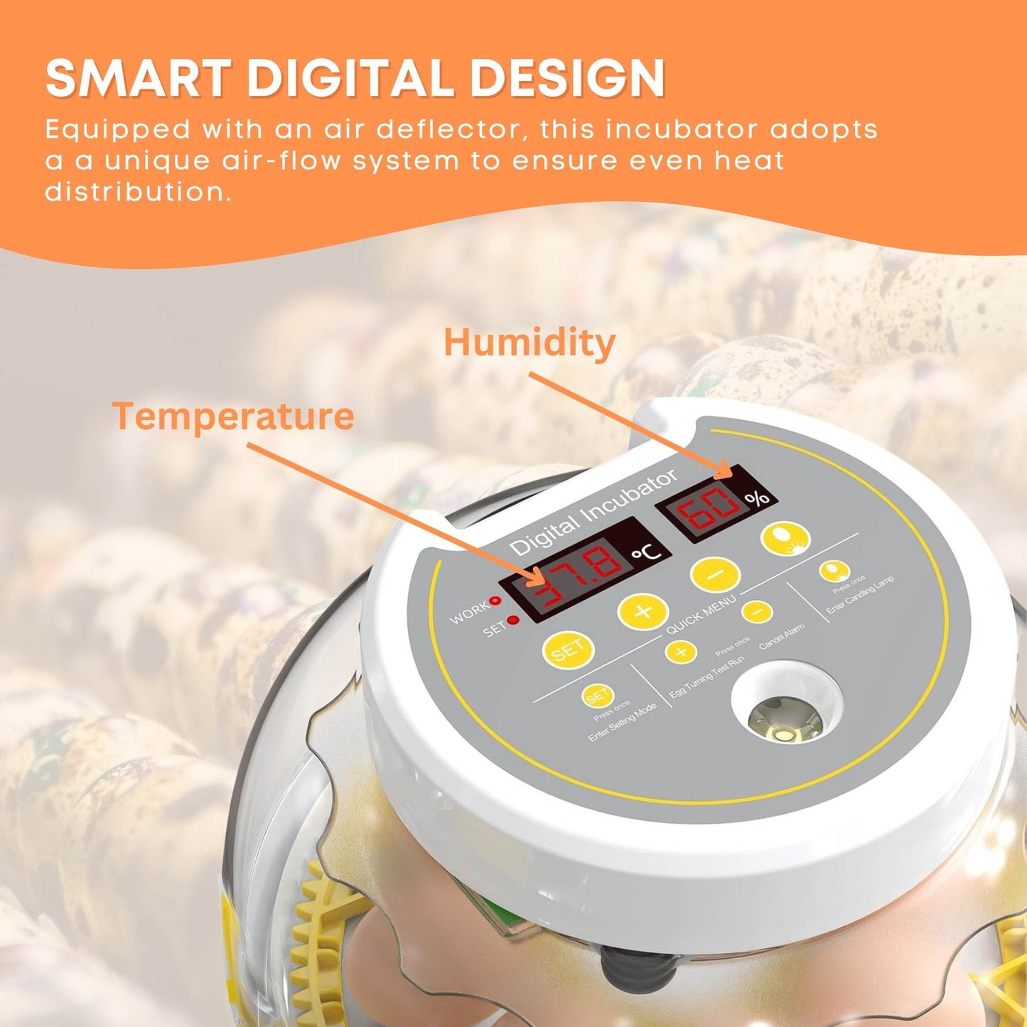 Automatic 8 / 18 Egg Incubator - Electrical Turning Chicken Quail Duck Hatching - Pet And Farm