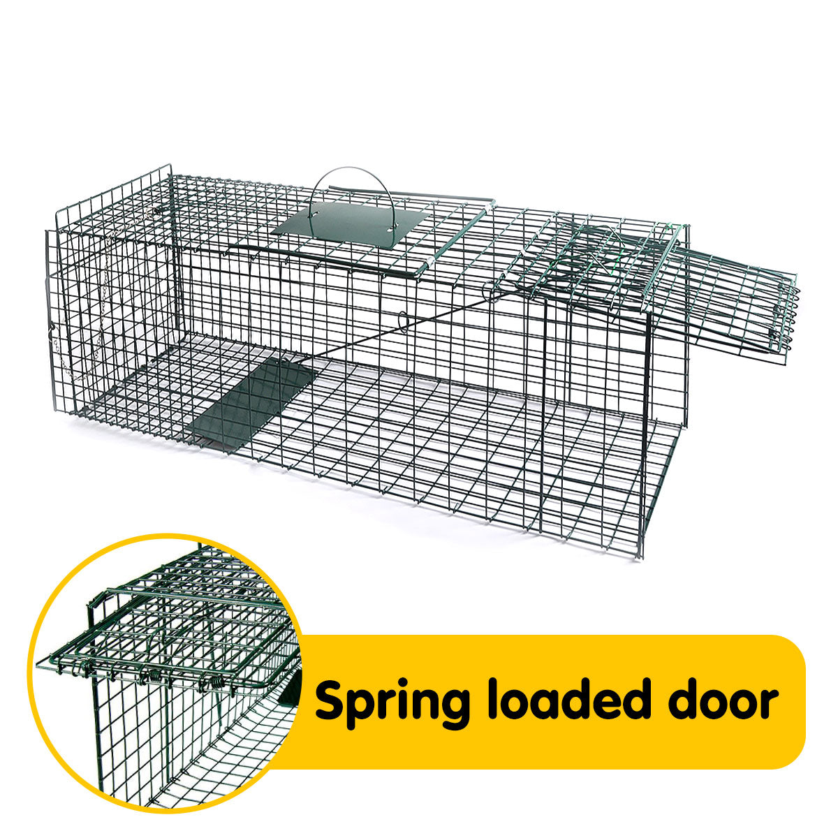 Klika Humane Live Animal Trap Possum Rat Rabbit Hare Catcher Folding Cage - Pet And Farm