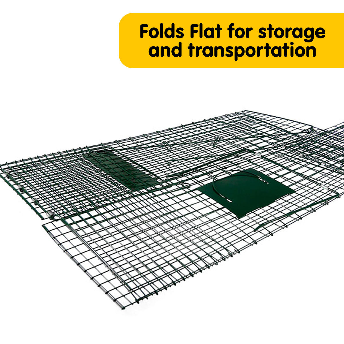 Klika Humane Live Animal Trap Possum Rat Rabbit Hare Catcher Folding Cage - Pet And Farm