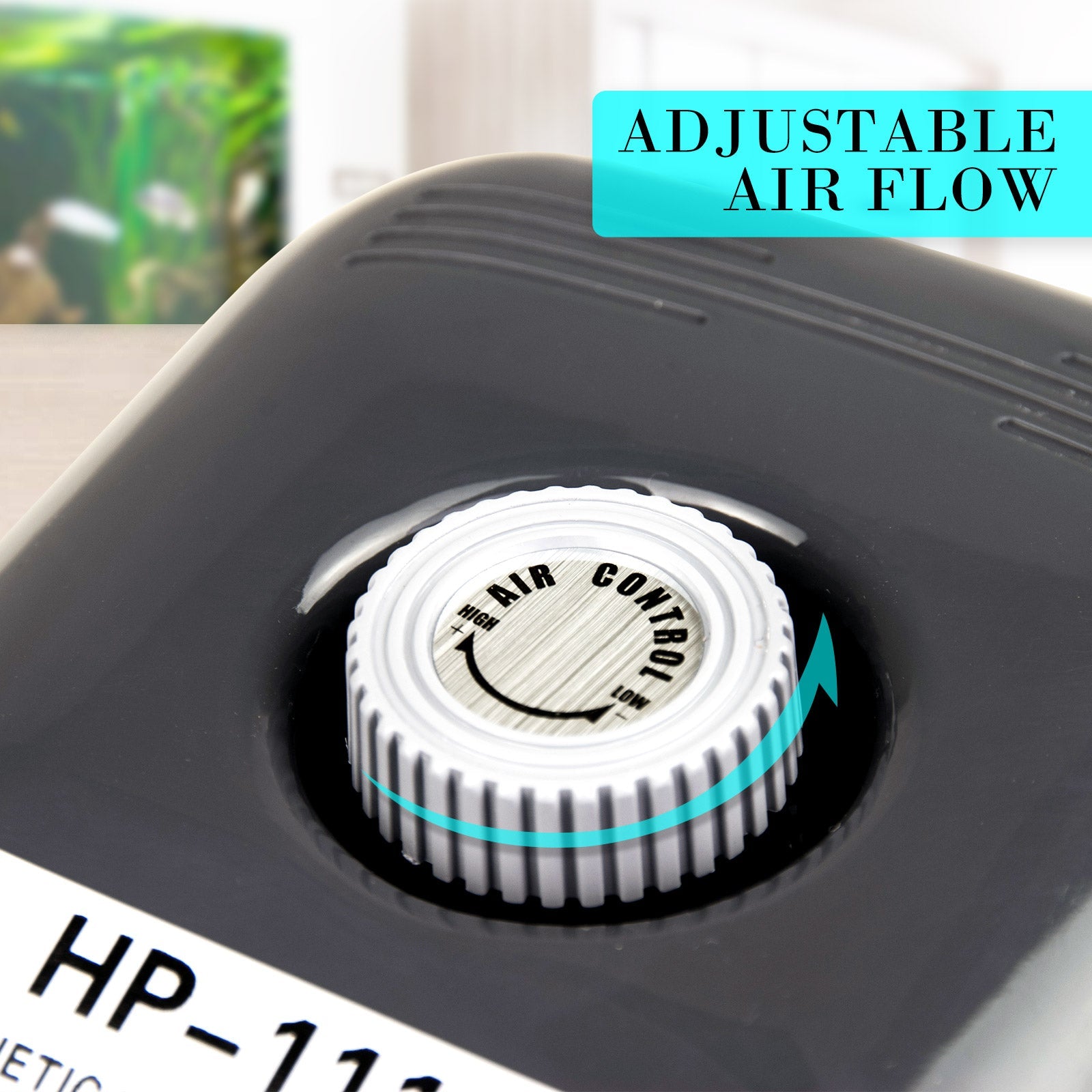 Dynamic Power Aquarium Air Pump Oxygen Hydroponic 4 Outlet 360L/H 13W - Pet And Farm