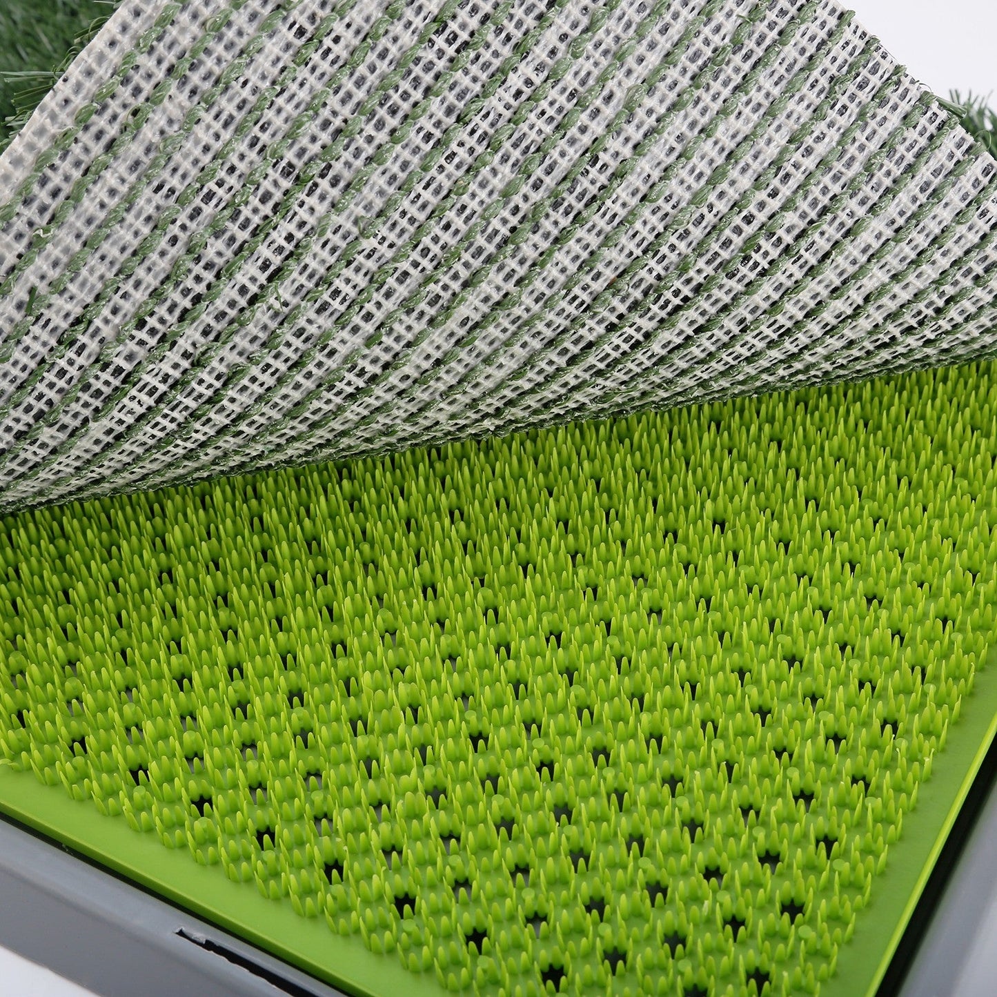 Paw Mate Pet Dog Potty Tray Training Toilet 69cm x 43cm + 1 Grass Mat - Pet And Farm