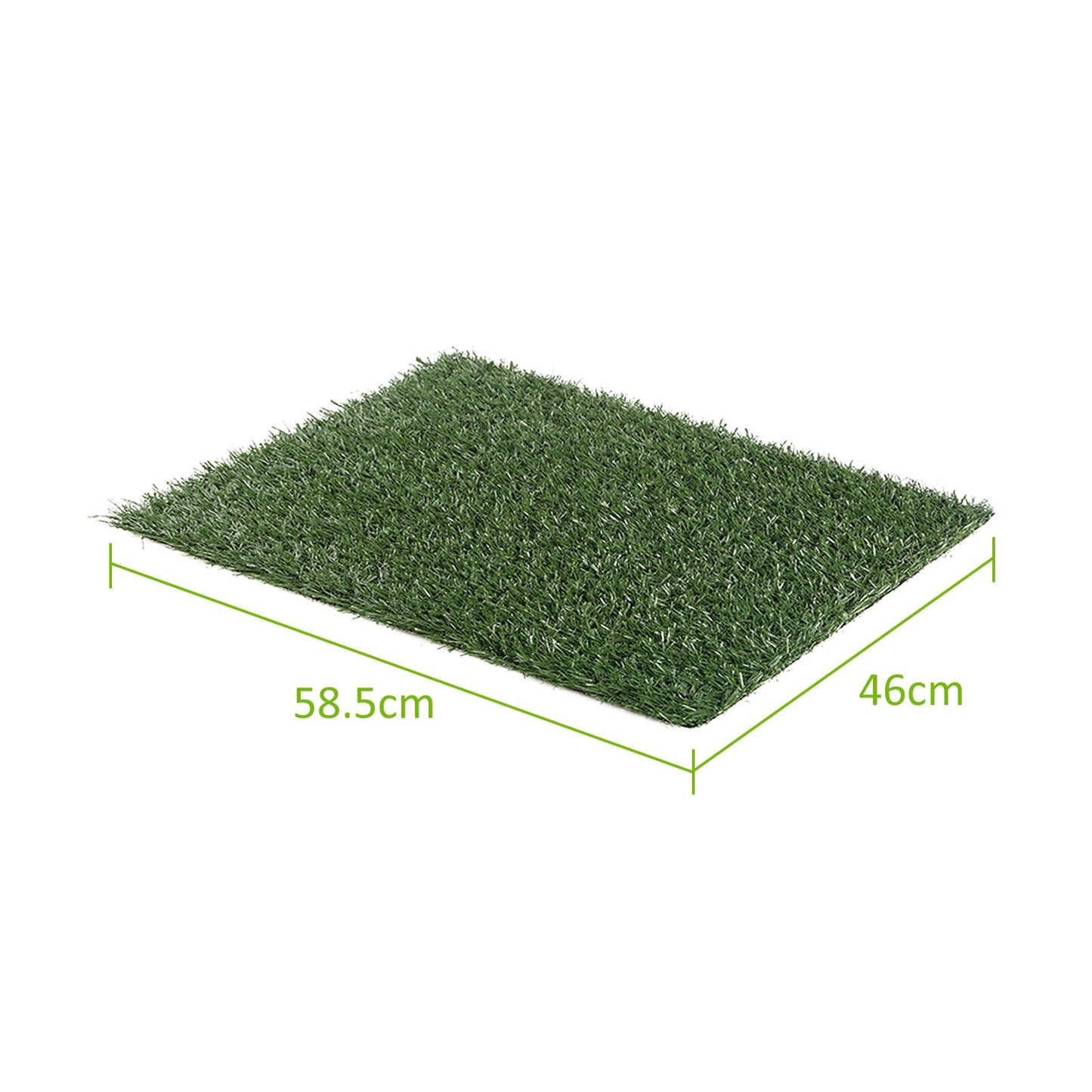 Paw Mate 2 Grass Mat for Pet Dog Potty Tray Training Toilet 58.5cm x 46cm - Pet And Farm