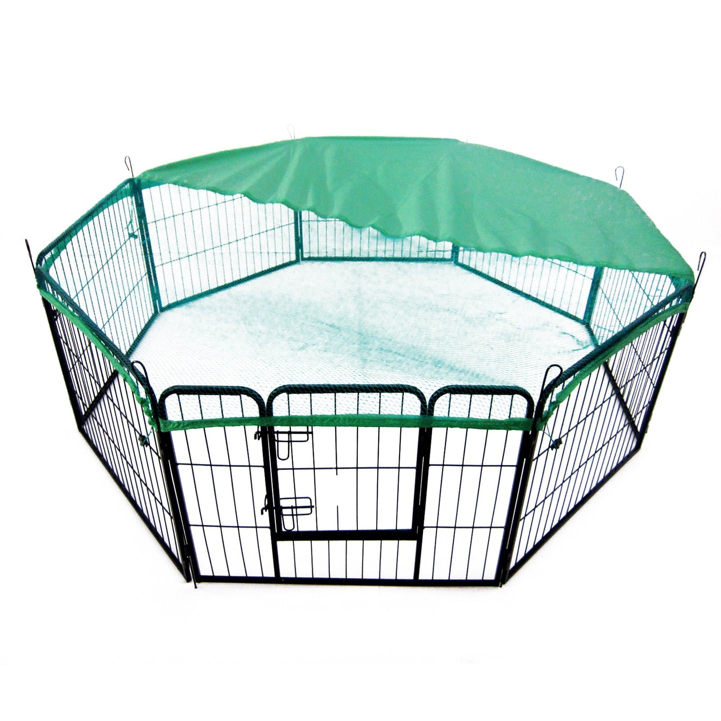 Paw Mate Green Net Cover for Pet Playpen 31in Dog Exercise Enclosure Fence Cage - Pet And Farm