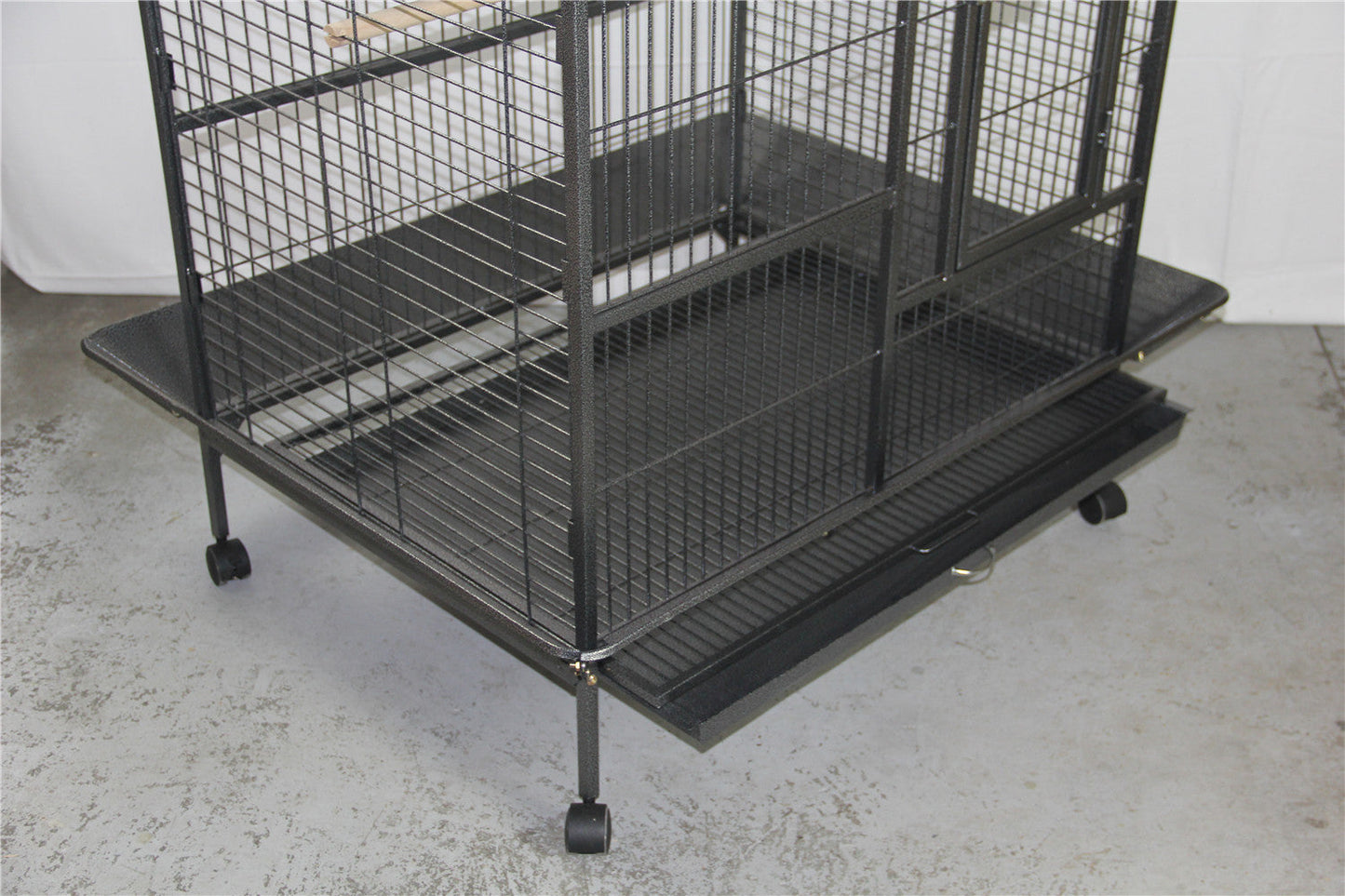 YES4PETS 160cm XL Bird Cage Pet Parrot Aviary Budgie Perch Castor Wheels - Pet And Farm