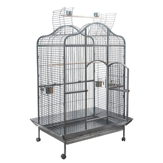YES4PETS XL Bird Cage Pet Parrot Aviary with Perch & Feeder - Pet And Farm
