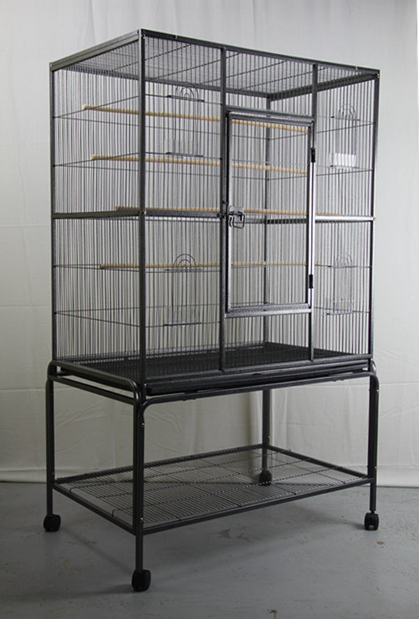 YES4PETS 140 cm Large Bird Cage Parrot Budgie Aviary With Stand - Pet And Farm