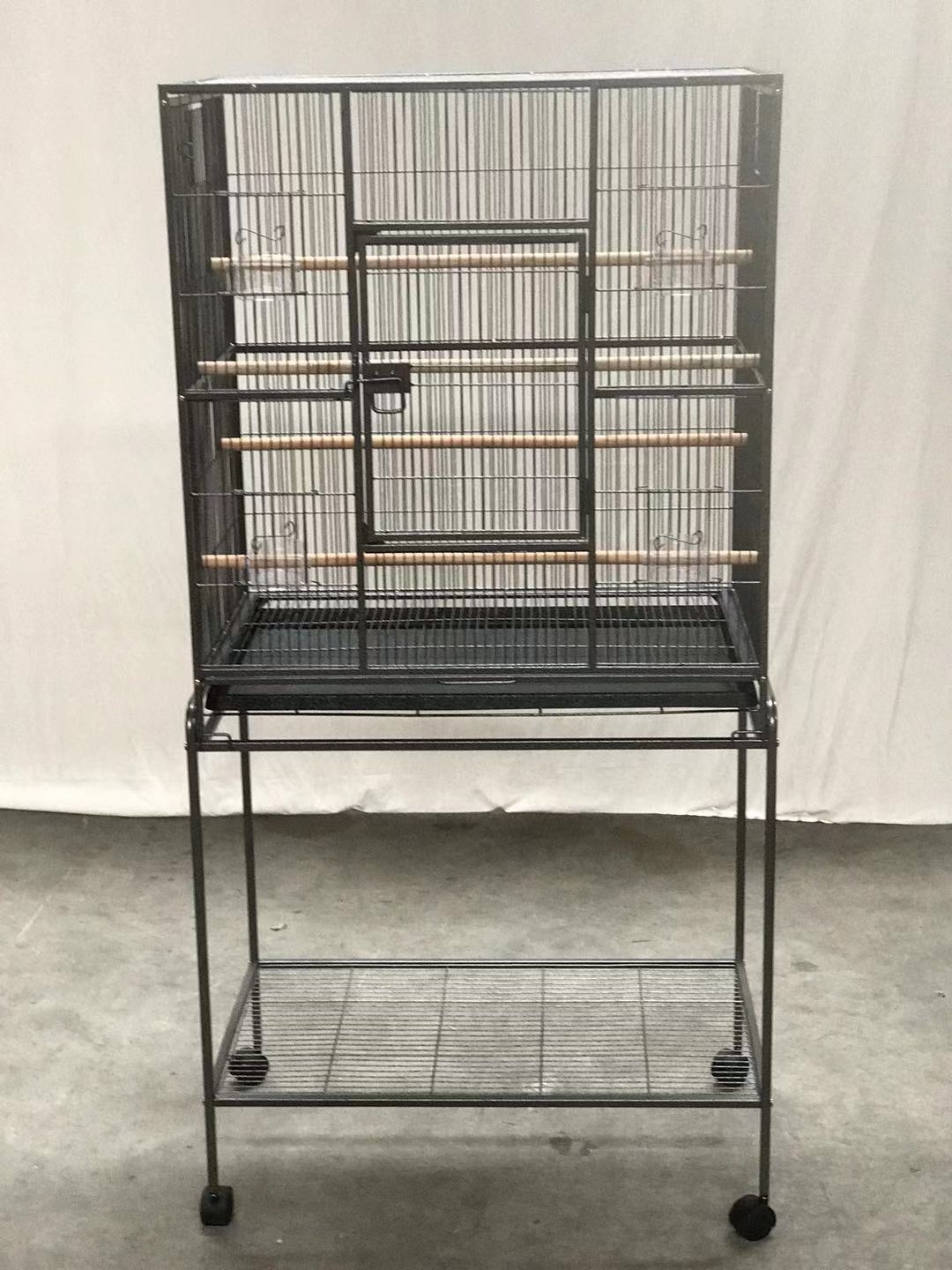 YES4PETS 161 cm Bird Cage Parrot Aviary Pet Stand-alone Budgie Perch Castor Wheels - Pet And Farm