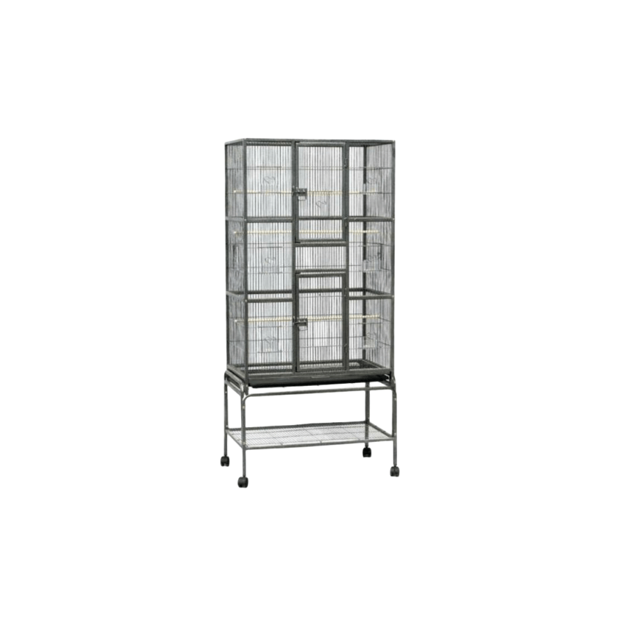 YES4PETS 174 cm Bird Cage Small Bird Parrot Budgie Aviary With Stand - Pet And Farm