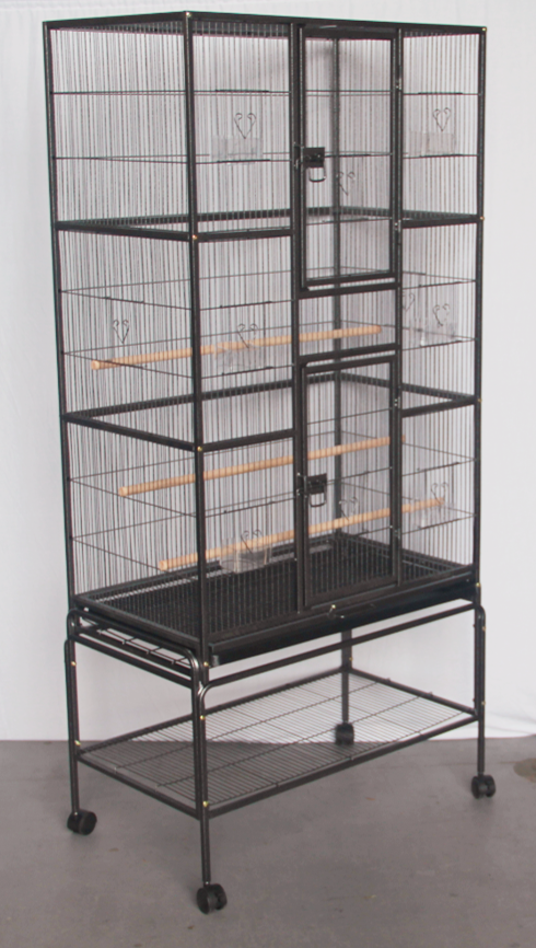 YES4PETS 174 cm Bird Cage Small Bird Parrot Budgie Aviary With Stand - Pet And Farm