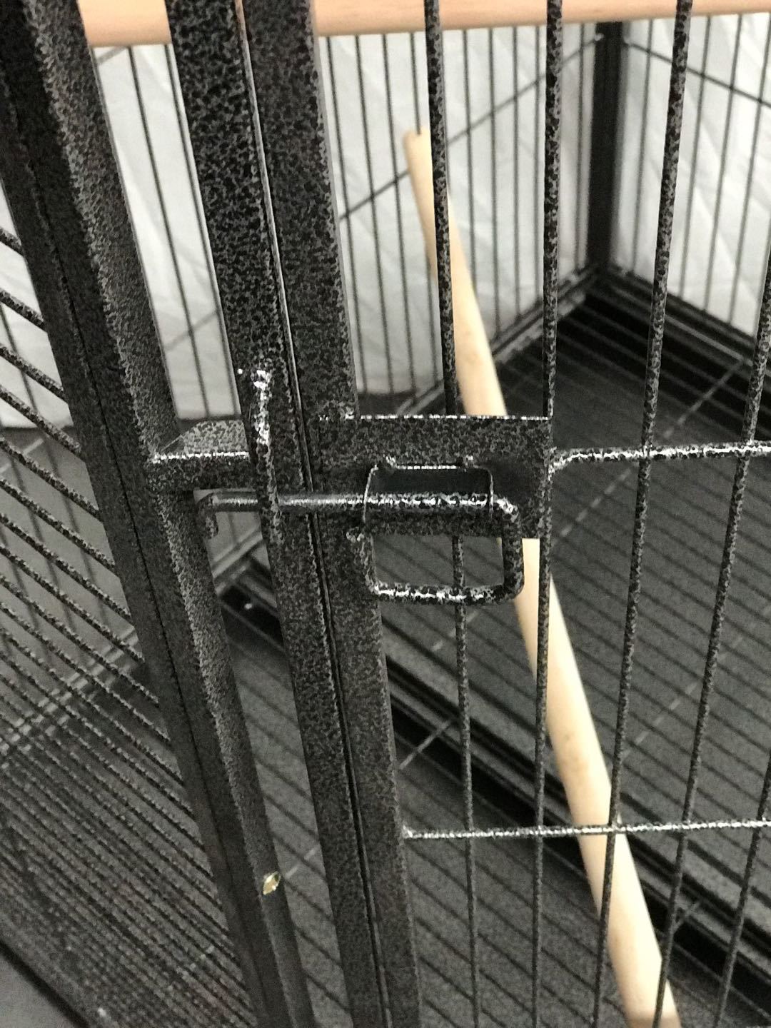 YES4PETS 162cm Large Corner Bird Cage Pet Parrot Aviary Perch Castor Wheel - Pet And Farm