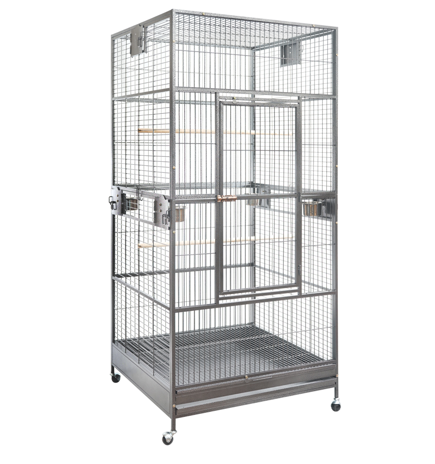 YES4PETS XXL 203cm Macaw Parrot Aviary Bird Cat Pet Cage On Wheels - Pet And Farm