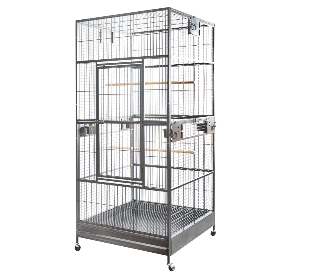 YES4PETS XXL 203cm Macaw Parrot Aviary Bird Cat Pet Cage On Wheels - Pet And Farm