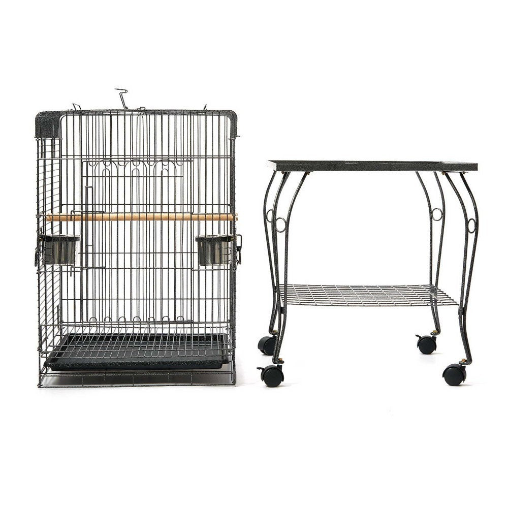 YES4PETS 148 cm Pet Bird Cage Parrot Budgie Canary Aviary - Pet And Farm