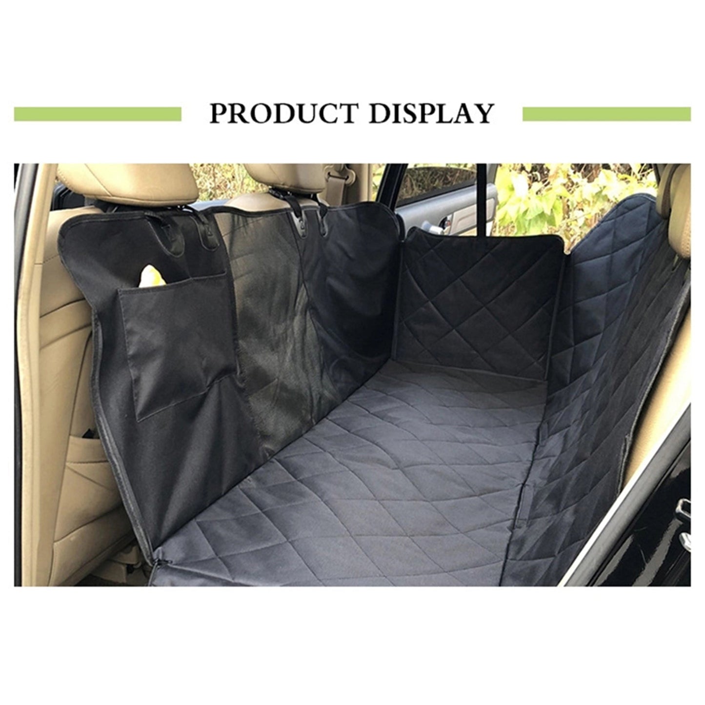 Pet Seat Cover for Dogs Car Back Seat  Anti Dirty Waterproof Pet Hammock Mat - Pet And Farm