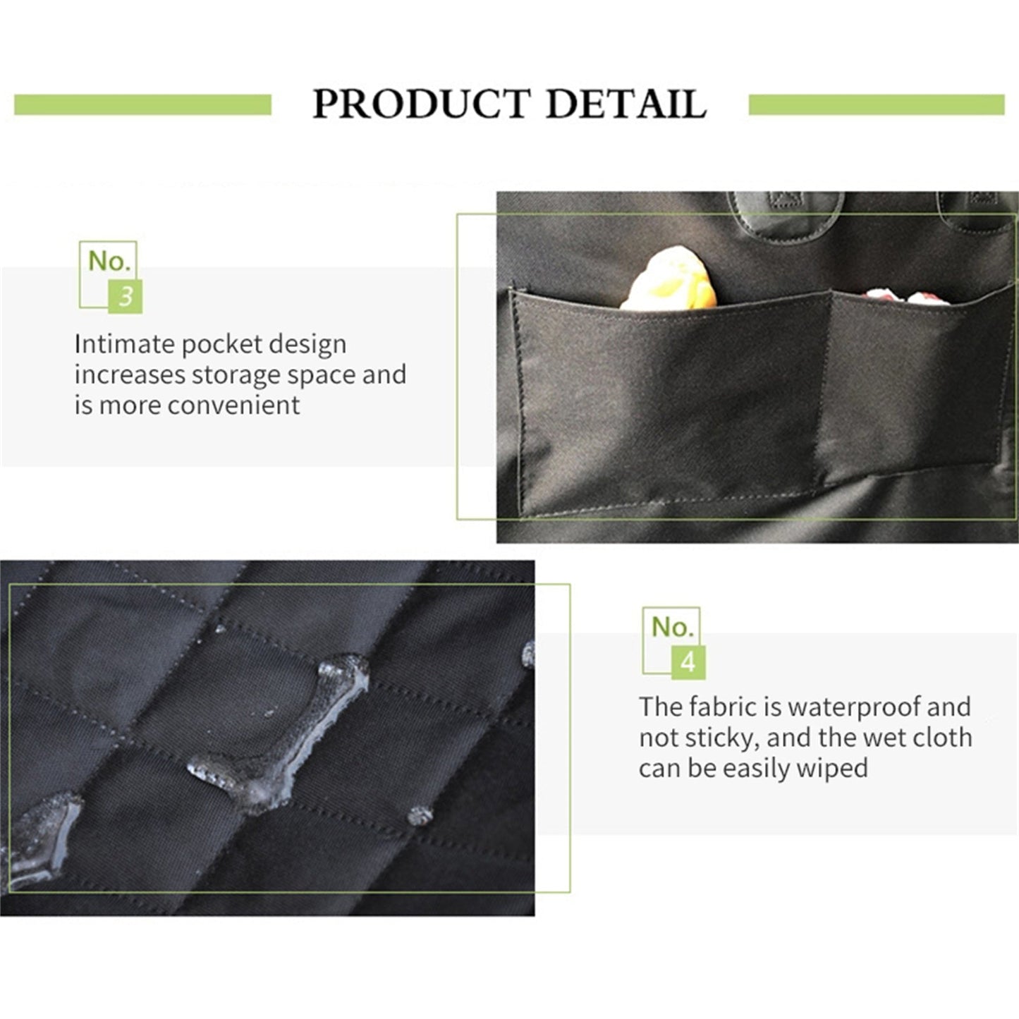 Pet Seat Cover for Dogs Car Back Seat  Anti Dirty Waterproof Pet Hammock Mat - Pet And Farm