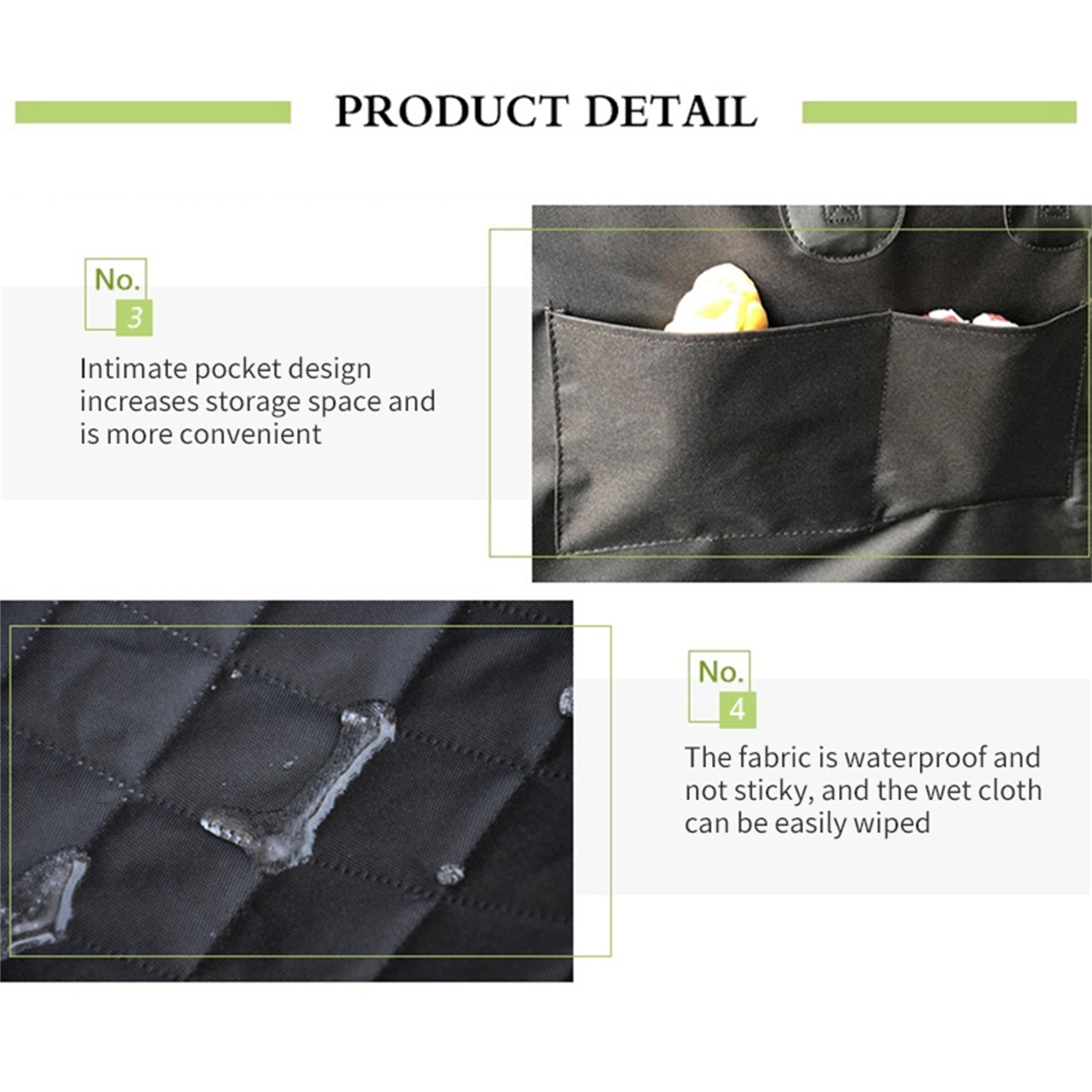 Pet Seat Cover for Dogs Car Back Seat  Anti Dirty Waterproof Pet Hammock Mat - Pet And Farm