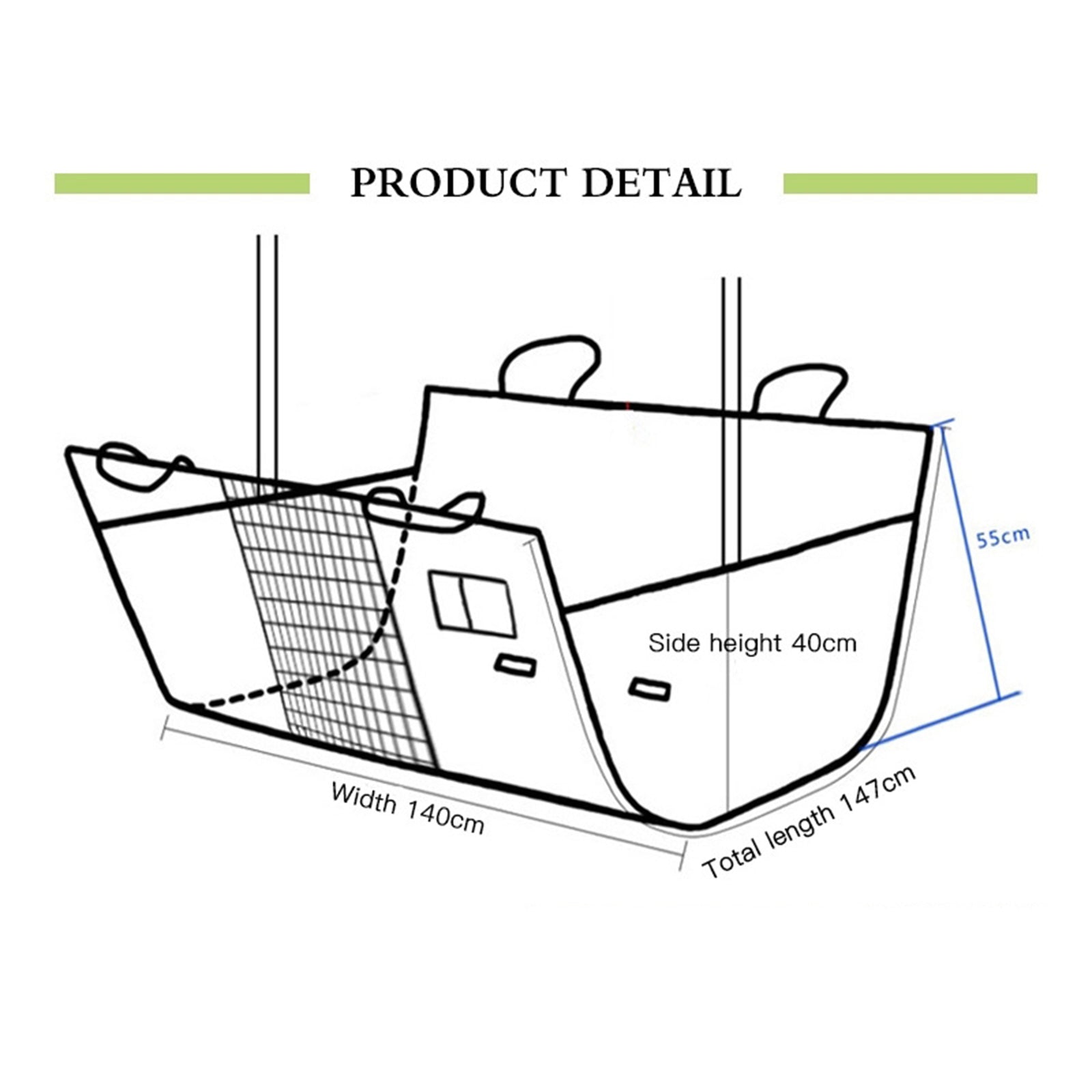 Pet Seat Cover for Dogs Car Back Seat  Anti Dirty Waterproof Pet Hammock Mat - Pet And Farm