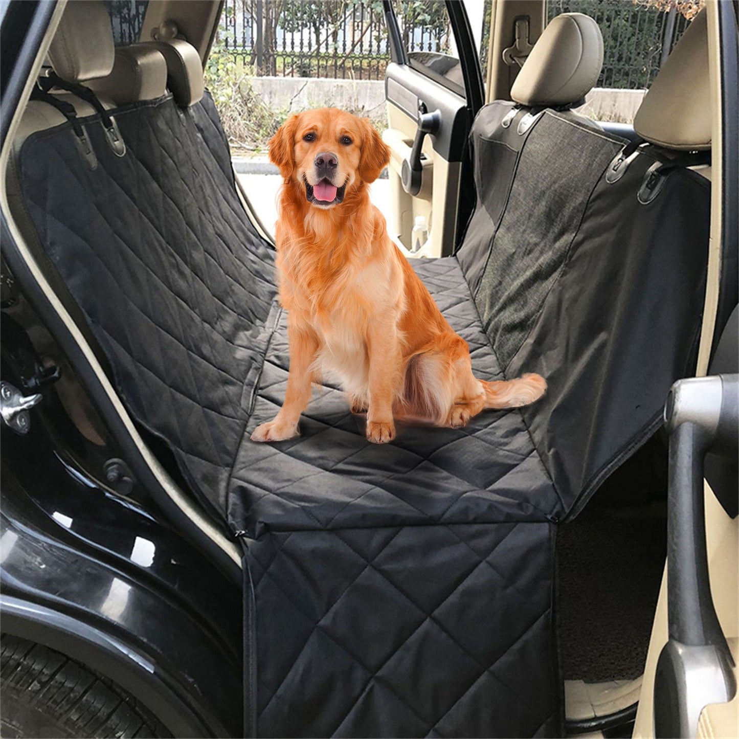 Pet Seat Cover for Dogs Car Back Seat  Anti Dirty Waterproof Pet Hammock Mat - Pet And Farm