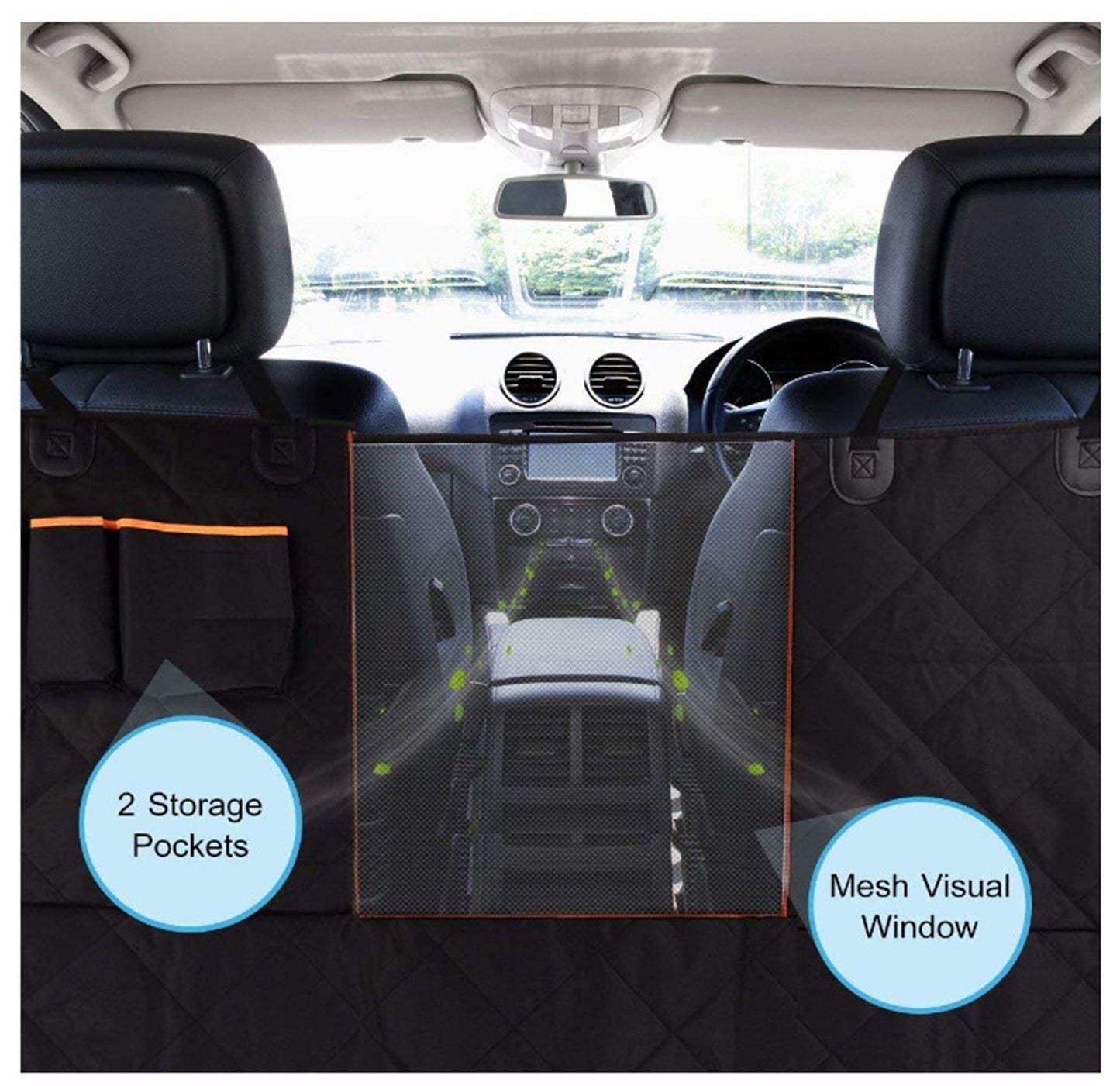 Pet Car Seat Cover Hammock Anti-skid Protective Pad Waterproof Cat and Dog Back Seat - Pet And Farm