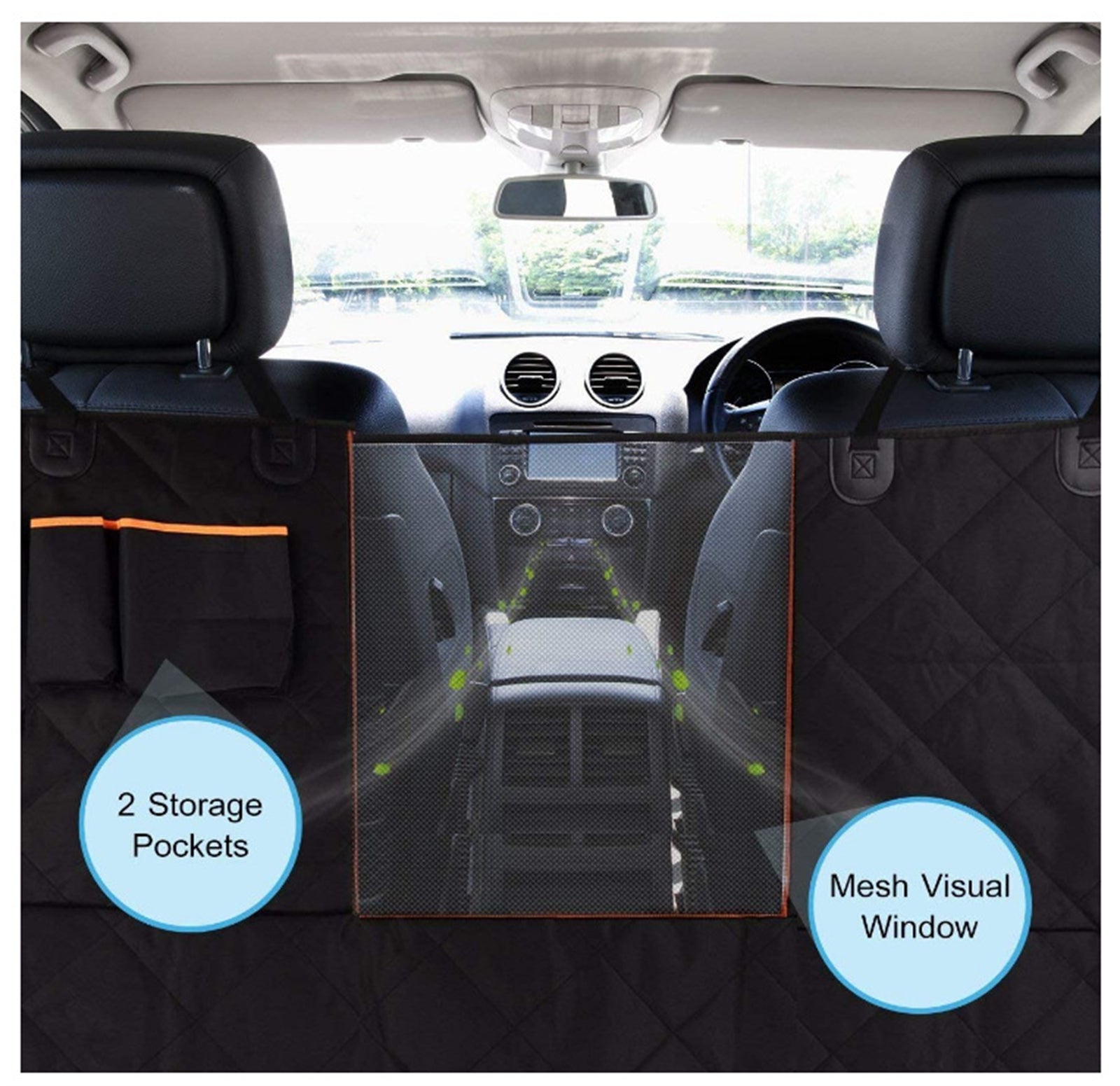 Pet Car Seat Cover Hammock Anti-skid Protective Pad Waterproof Cat and Dog Back Seat - Pet And Farm