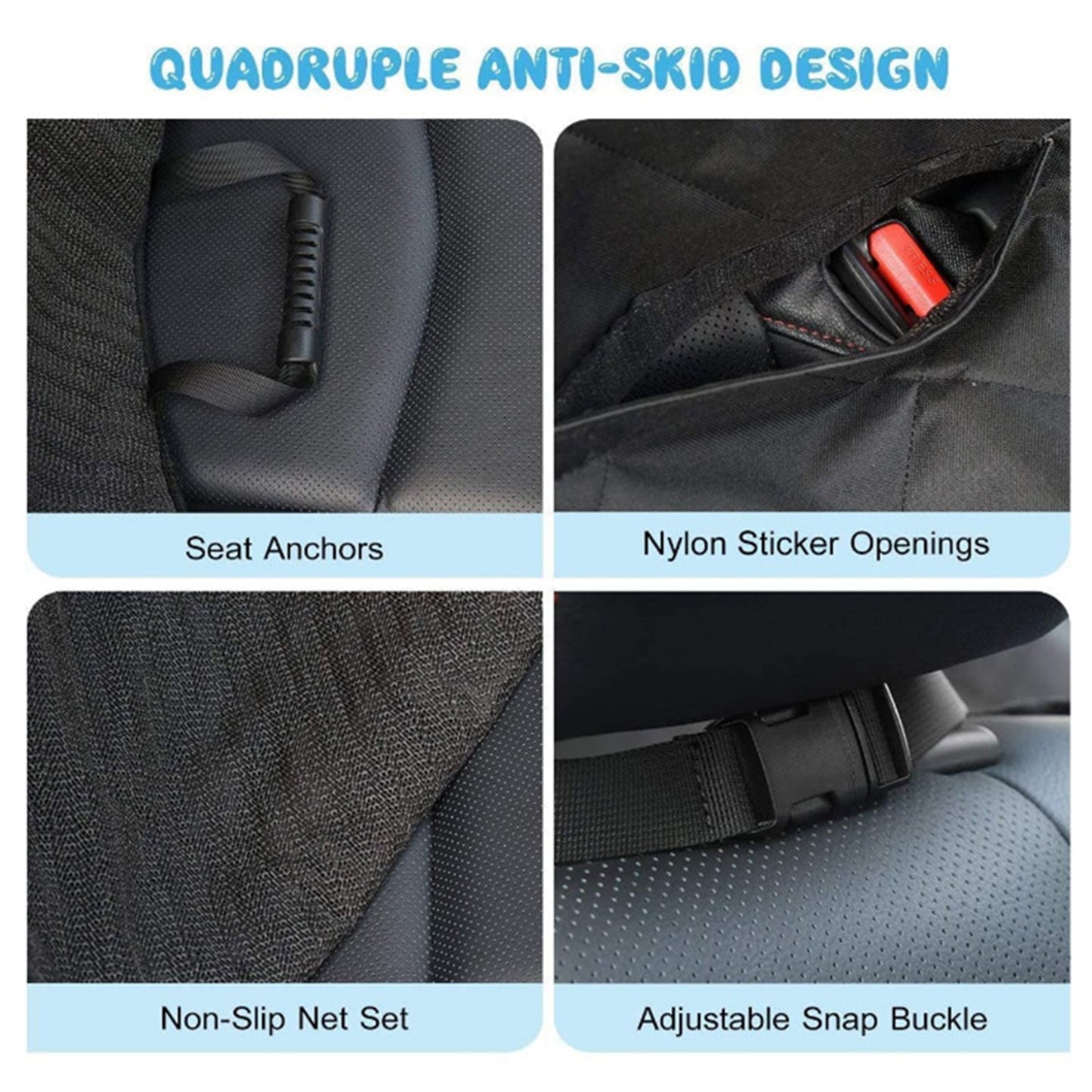 Pet Car Seat Cover Hammock Anti-skid Protective Pad Waterproof Cat and Dog Back Seat - Pet And Farm
