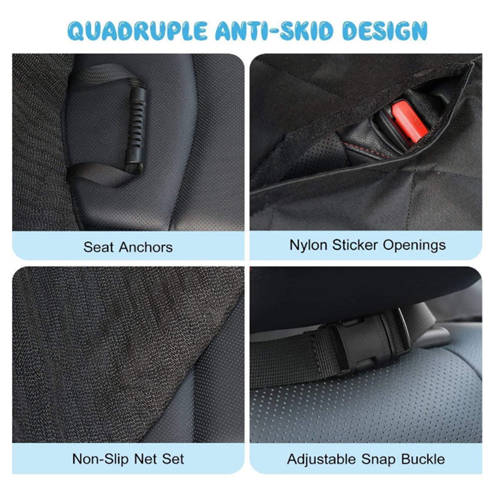 Pet Car Seat Cover Hammock Anti-skid Protective Pad Waterproof Cat and Dog Back Seat - Pet And Farm