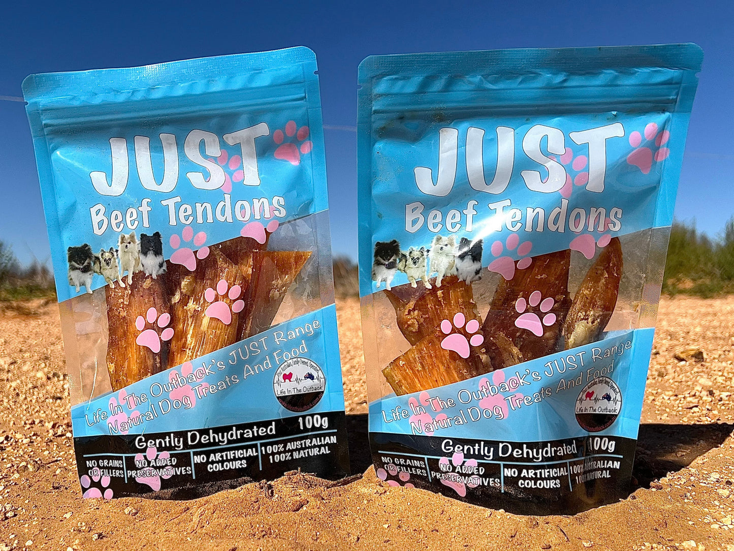 1x Just Beef Tendons - Pet And Farm