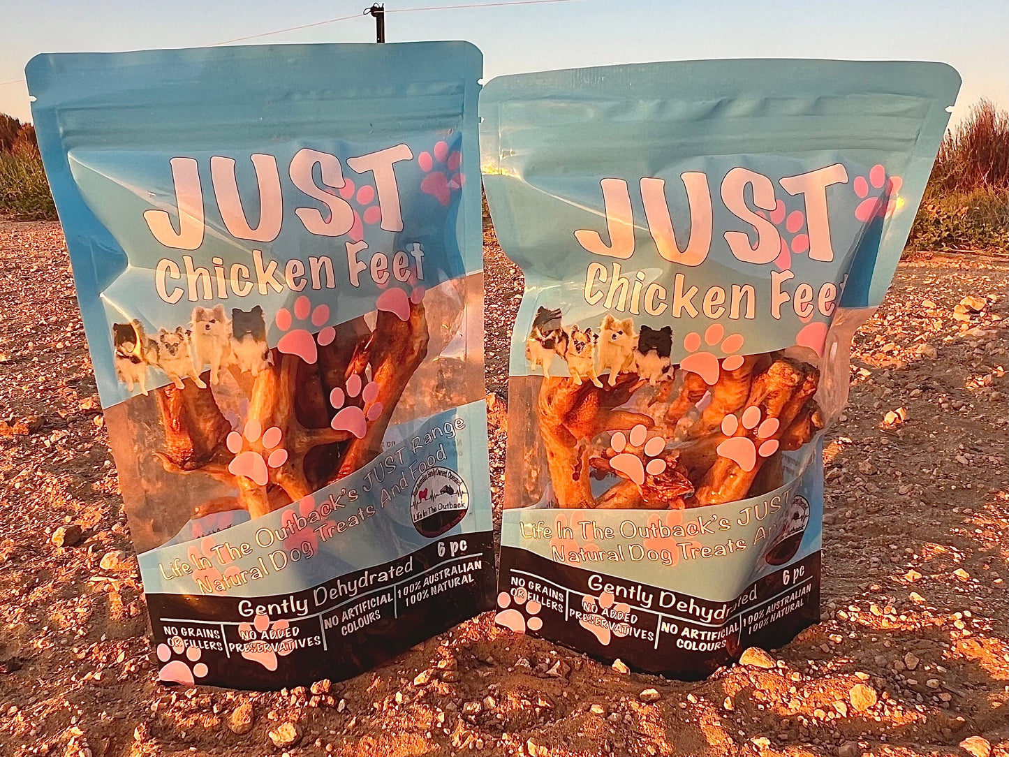 1x Just Chicken Feet - Pet And Farm