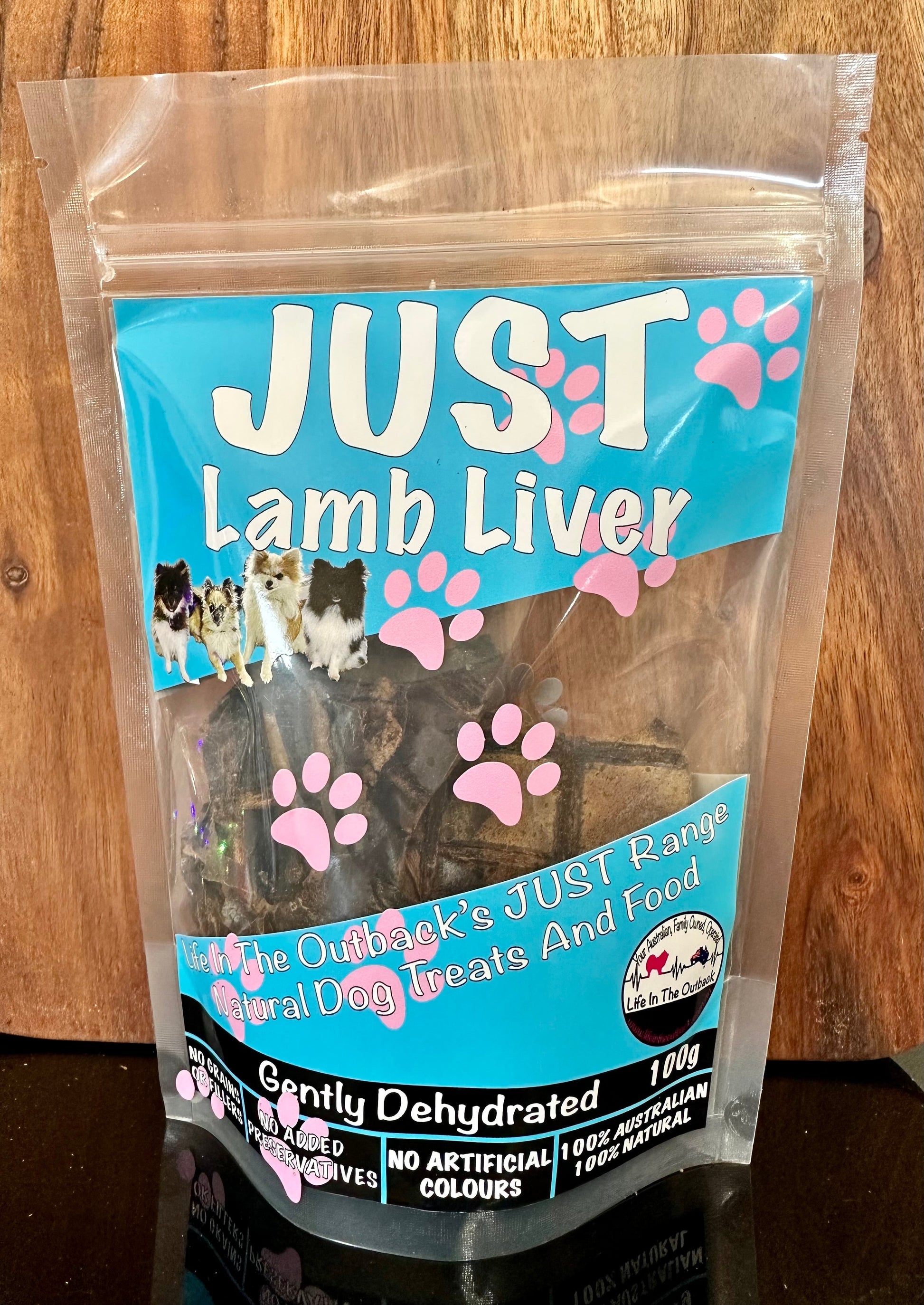 1x Just Lamb Liver - Pet And Farm