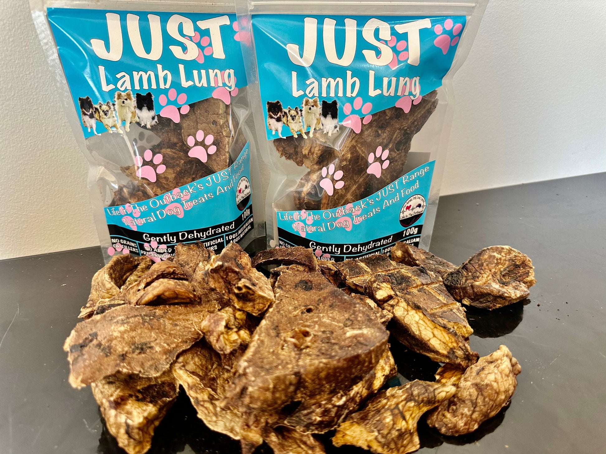 1x Just Lamb Lung - 50g - Pet And Farm